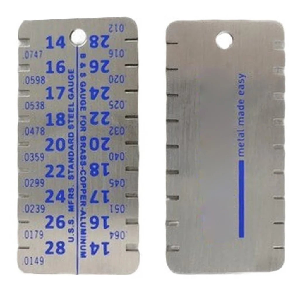 Thickness Gauge 14-28 Plate Stainless Steel Thickness Gauge Versatile Measurement Tool Measurement In Various Applications