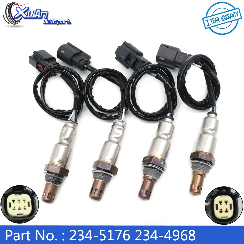 XUAN Front Rear Air Fuel Ratio Lambda O2 Oxygen Sensor 234-5176 234-4968 for Ford F-150 Mustang Escape Fusion Transit 250 350