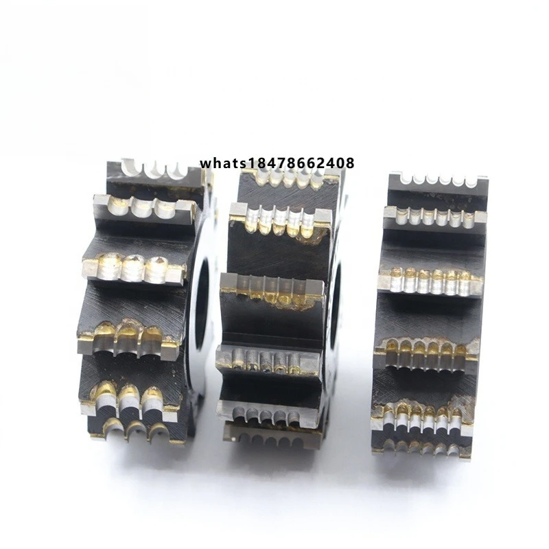 80x3mmx6Teeth for Bamboo Round Stick Making Machine 2Pcs Per Set Woodworking Tools Wood Cutter Spare Parts Cutter Head