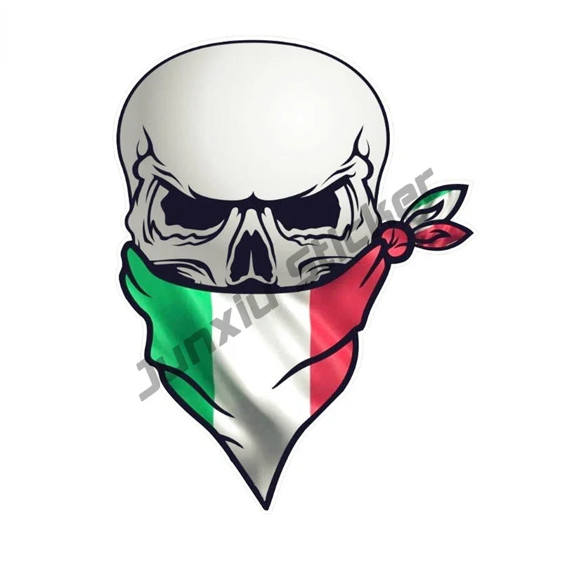 Italian Sticker Decal Flag Jack Rackham Pirate Italy Flag Wings Car Sticker Sicilia City Flag Shield Decal Creative Accessories