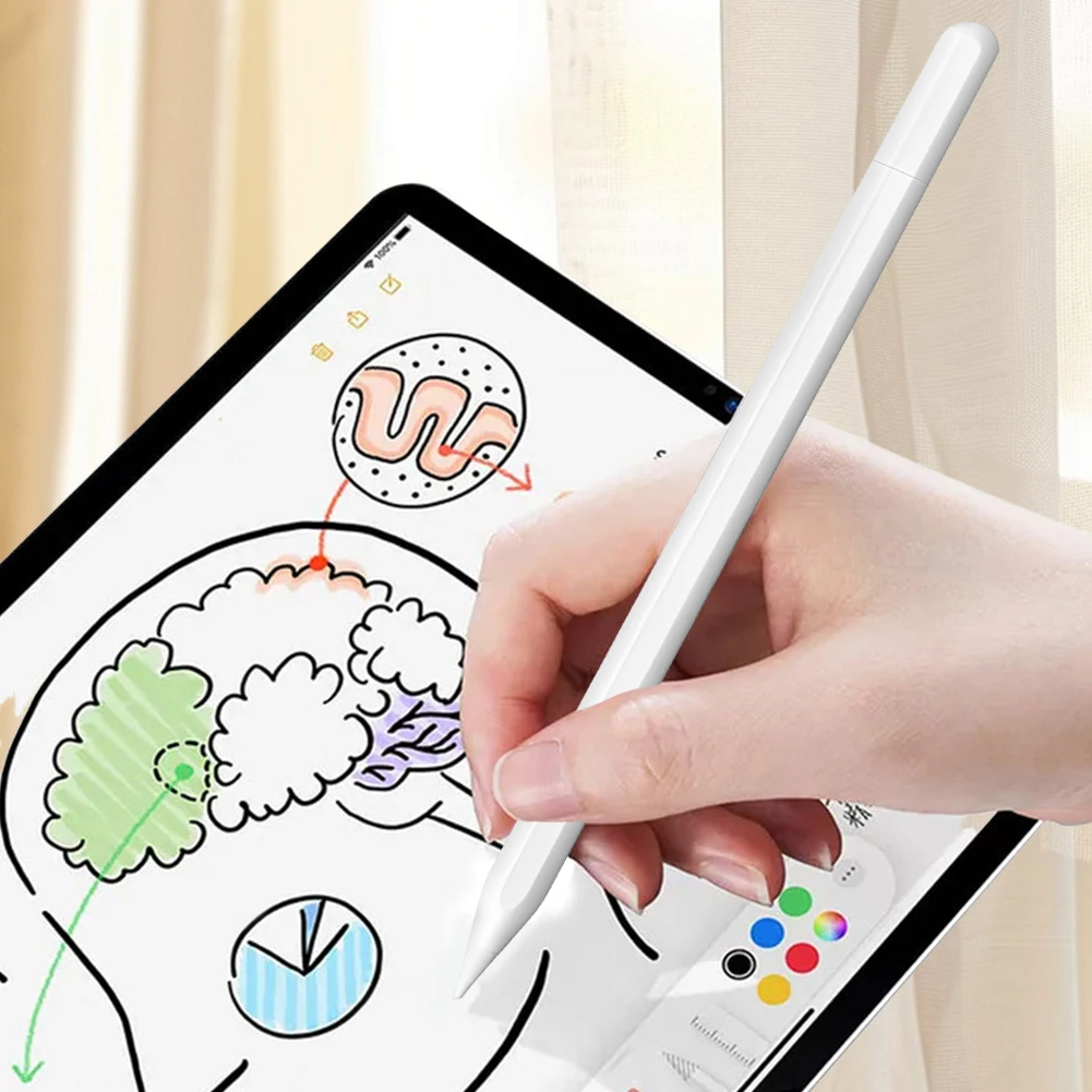 Stylus Pen Tilt Sensitivity Tablet Touch Pen Palm Rejection Active Pencil Faster Charge for iPad 10/9/8/7/6th Gen