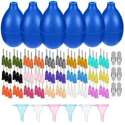 Assorted Needle Replacement Versatile 108-piece Pottery Tools Kit Slip Trailer Bottle Assorted Needles Precision for Clay