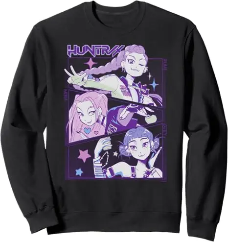 

KPop Demon Hunters Hoodies 2025 Sweatshirts Merch Cosplay Women Men Fashion Streetwear