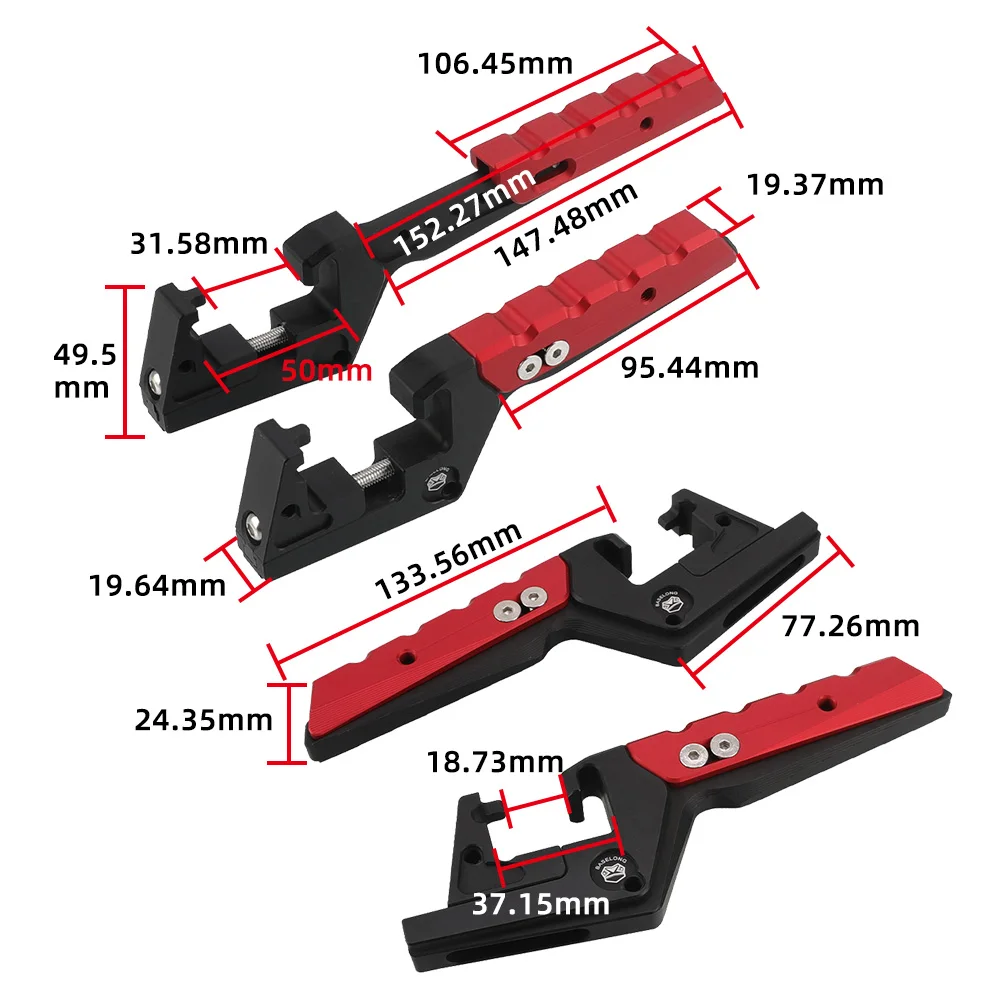 Per 144SX 150SX 200SX 625 660 SMC 690SMC SMC-R Moto Dirt Bike Off-Road 110MM a 165MM Regolabile Passeggero Pedane Estensioni
