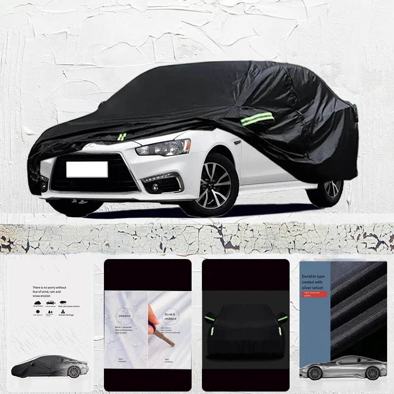 

For Mitsubishi-Lancer-ex Auto Anti snow Anti dust Anti-uv Anti peeling paint And Anti Rainwater 210t Car cover protection