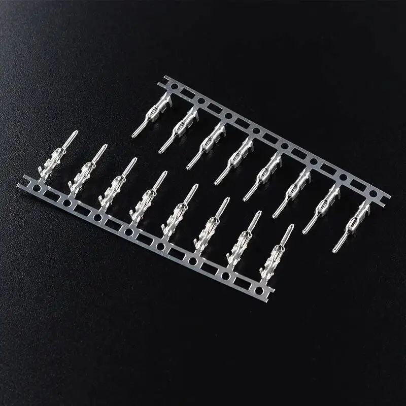 100 Stück XH/XHB2.54 Stecker- und Buchsenverbinder, Kaltcrimp-Stecker XH aus Phosphorkupfer – Detail 3