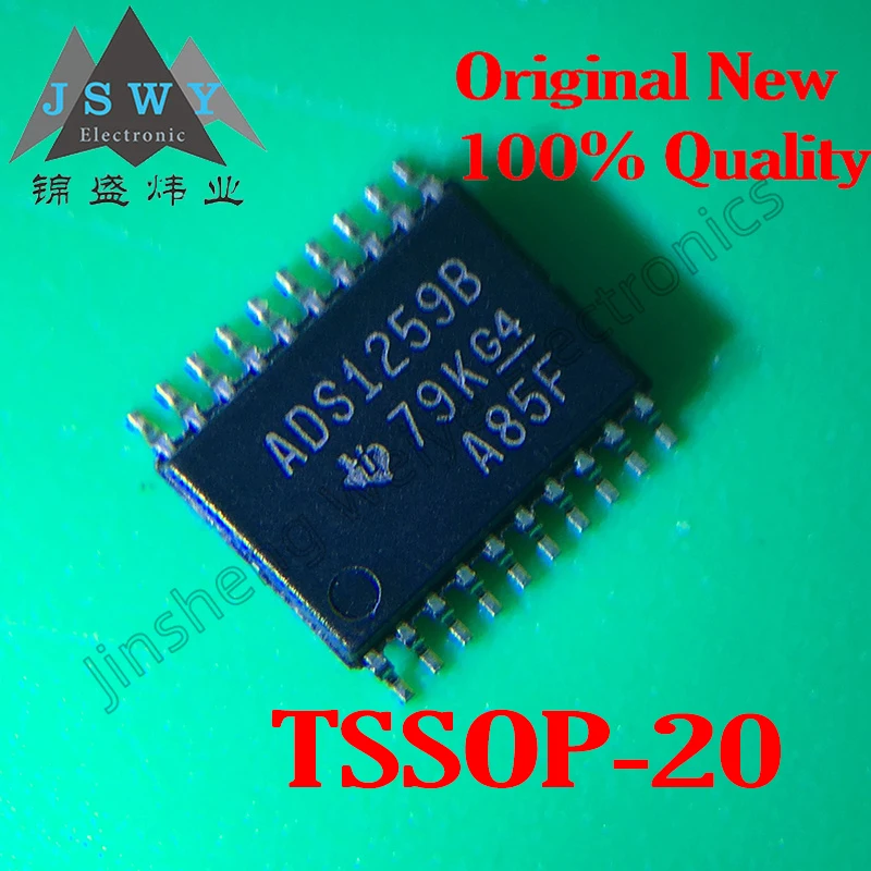 

(5-10 pcs) ADS1259BIPWR/ADS1259B/TSSOP20/High-performance 24-bit Analog-to-digital (ADC) Chip/Original/In Stock/Fast Shipping