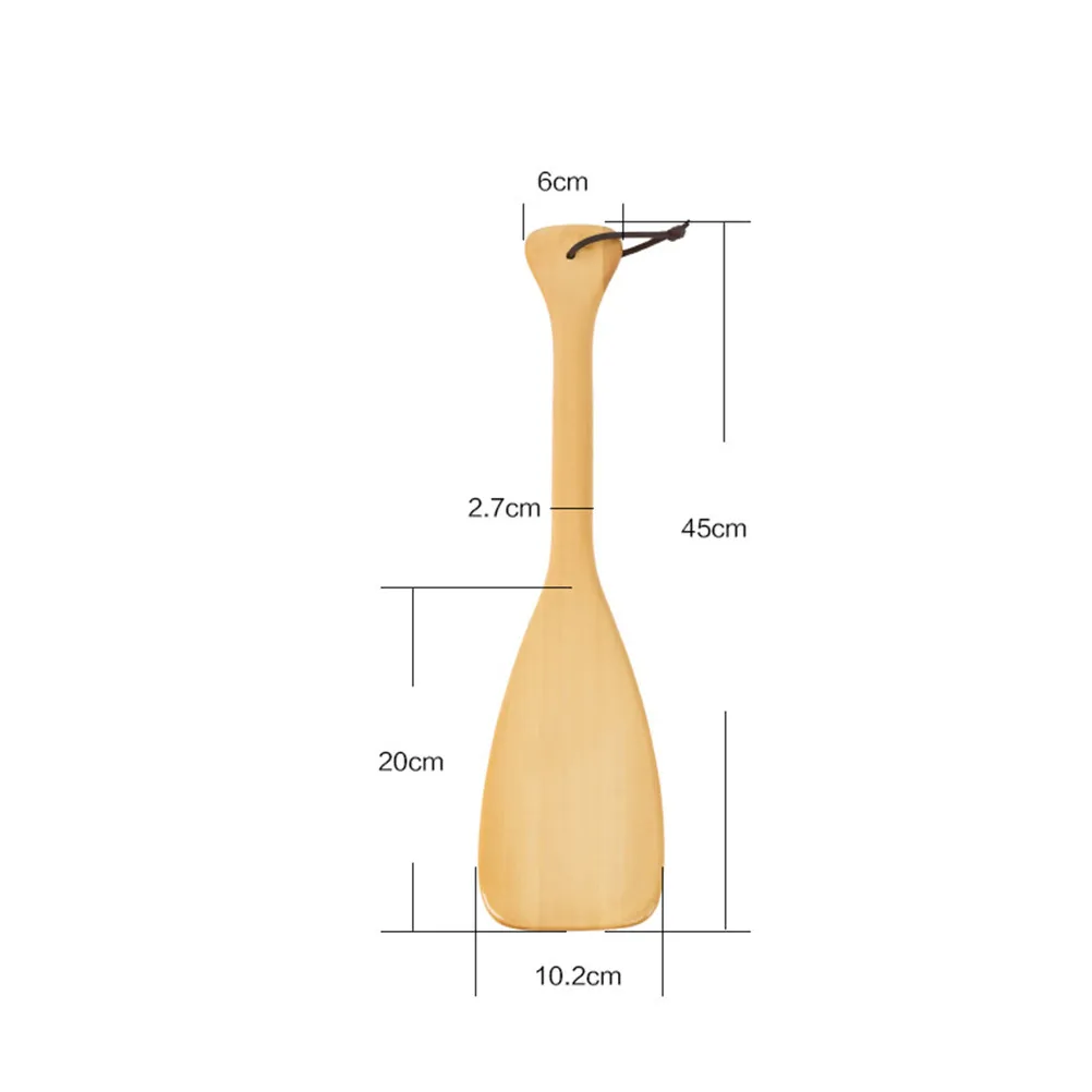 45Cm Wooden Paddle Home Craft Realistic Design Wall Hanging Decor for Kids Room Bedroom Living Room Decoration Paddle Art view 5