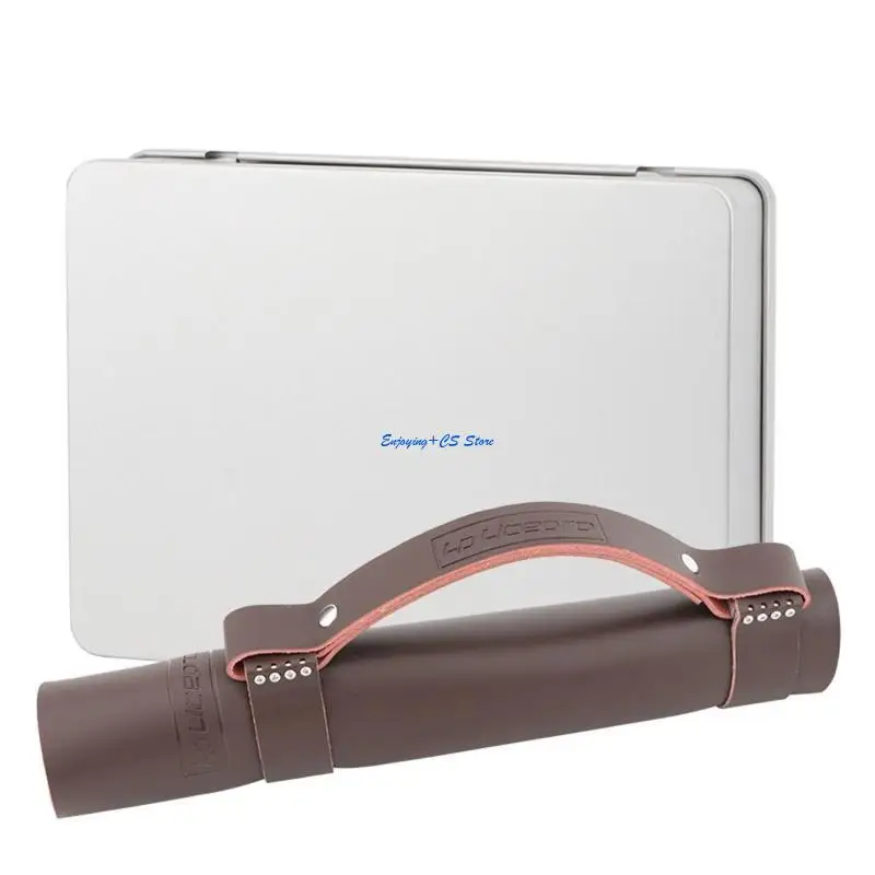 

Y51D Retro Genuine Leather Handle Folding Cycling Equipment for Folding Outdoor Carry Strap Water Resistant Belts