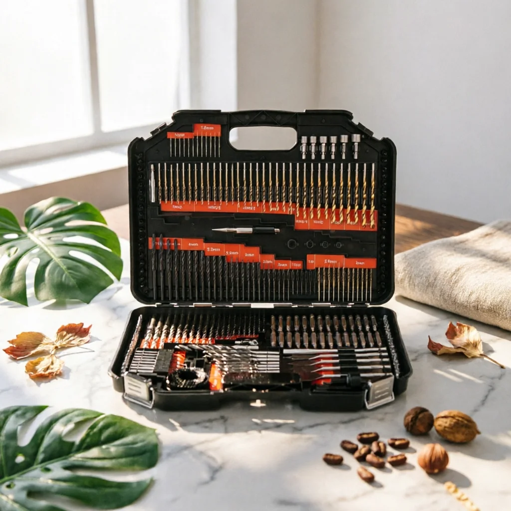 246-pieces-246-piece-drill-bit-set-heavy-duty-hole-saw-kit-for-repair-work