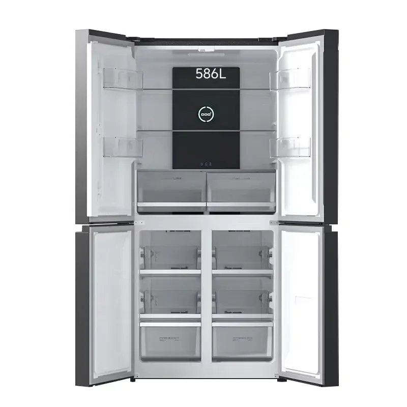 Hot Sales Premium 586L 4-Door French Door Refrigerator - Inverter Energy Saving Large Capacity Fridge