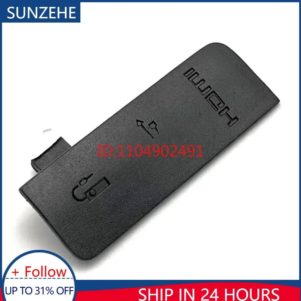Nuevo para Canon EOS 1300D 1500D Rebel T6 T7 Kiss X80: Tapa de goma USB, tapa HDMI, tapa de micrófono, cubierta de interfaz para reparación de cámara