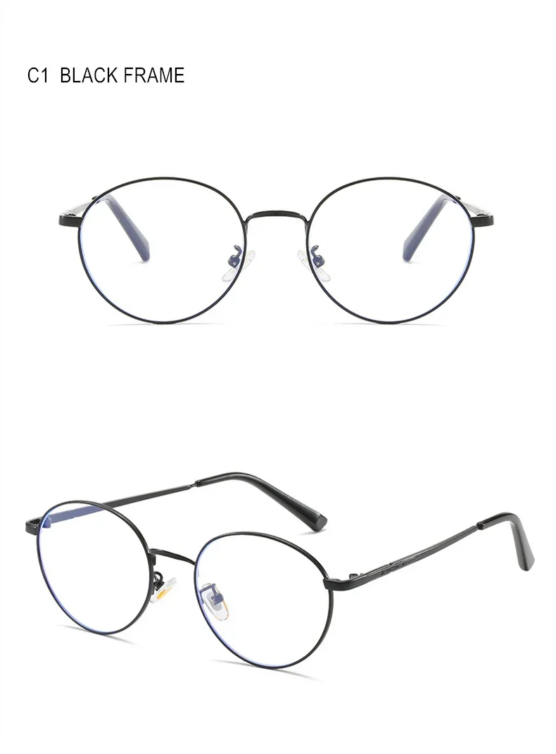 Myopie-Brille, Kugel – 0,5 bis – 10 Damen und Herren, photochrome oder blaues Licht blockierende Gläser, Legierungsrahmen, verschreibungspflichtige Brillen F502 – Detail 14