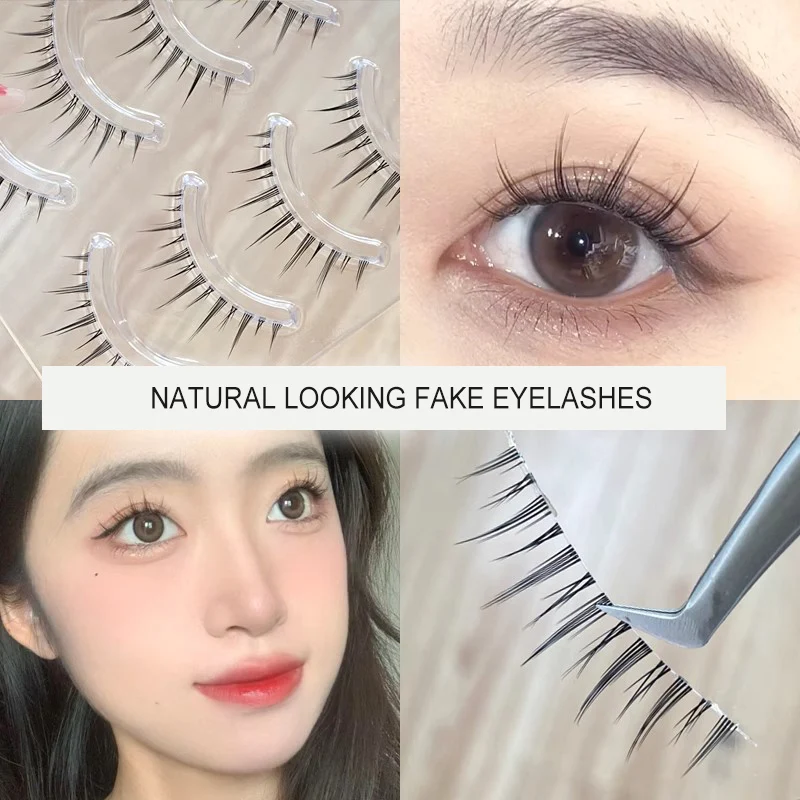 BLINKWAVE manhua cils 5 paires petit diable fée fée cils cils naturels bande dessinée yeux manga cils maquillage coréen
