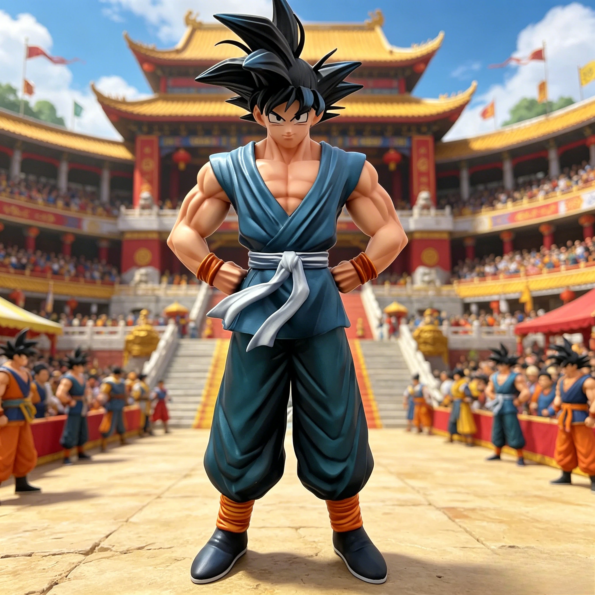 HY Statue Anime Dragon Ball Z Son Goku Anime-Figur Super Saiyan Goku PVC-Actionfiguren Sammlermodell Spielzeug Geschenk