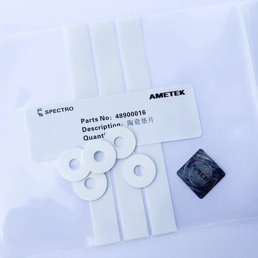 Original New SPECTRO AMETEK 48900016 Spectrometer CERAMIC DISK/ AL2O3/ OD=18MM/ ID=6MM/ T=0.50MM/ for Laboratory Instrument