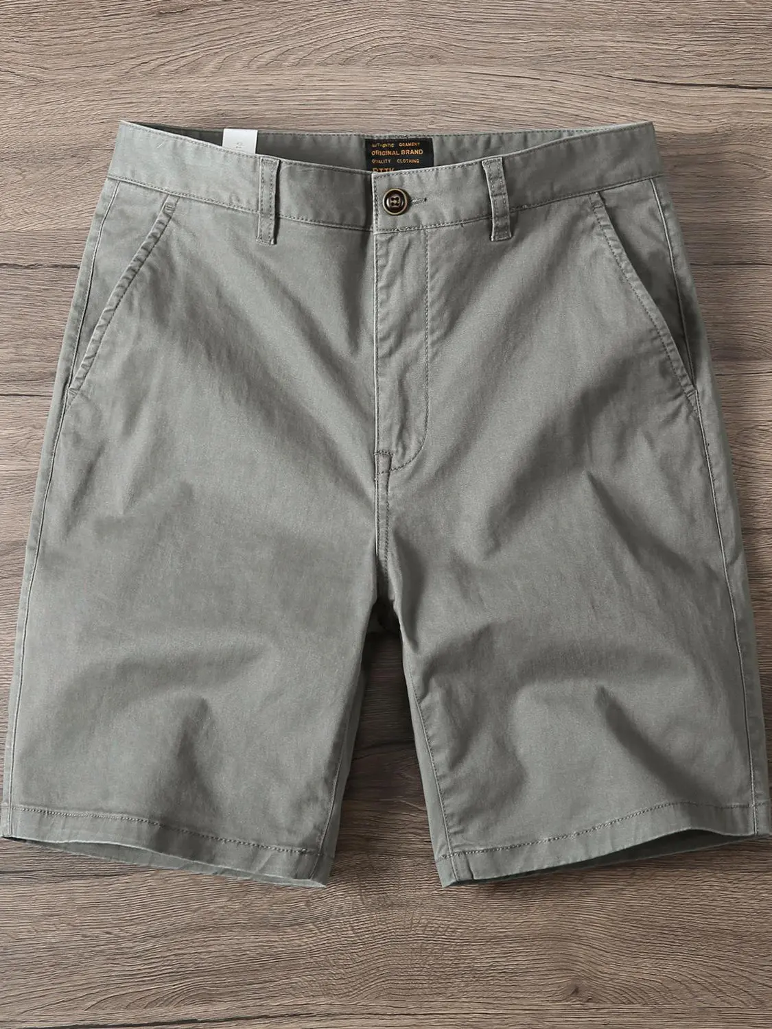 

Summer New American Pure Cotton Men's Five-Point Elastic Casual orts Faion Slim Straight Tube Mid-Pants Breathable orts