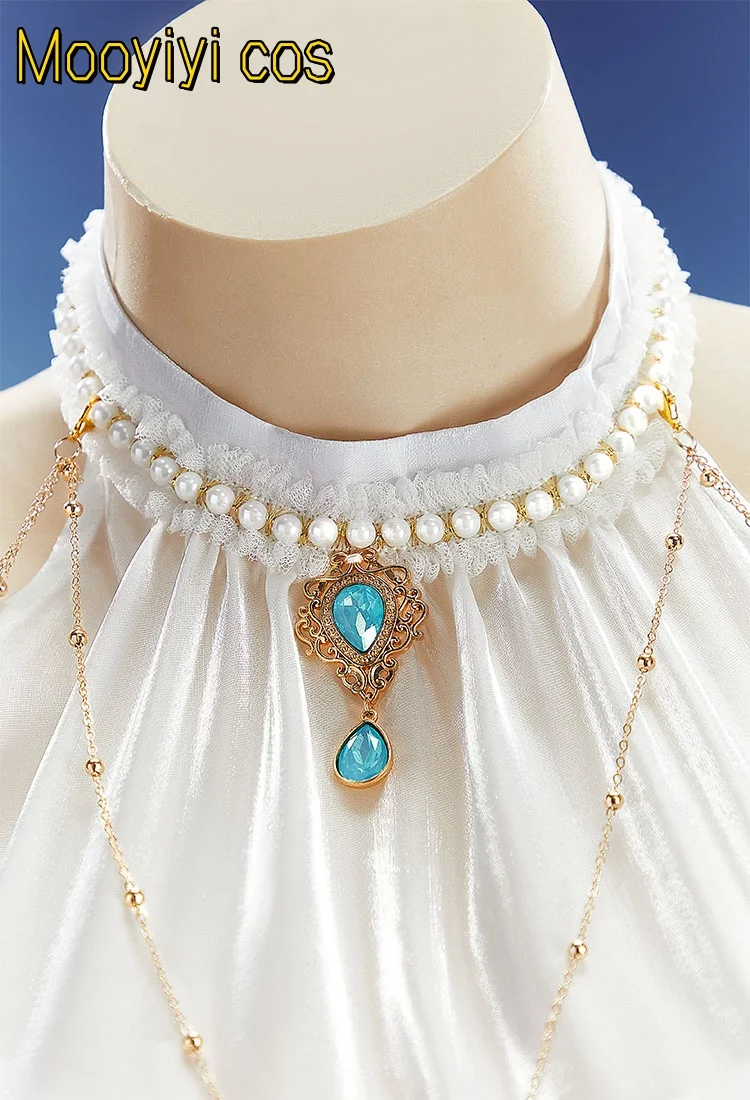 Hot New Mooyiyi cos Frieren Costume Cosplay Halloween Natale Giochi di ruolo Festa Comic S-XL Anime Abito da dea bianca