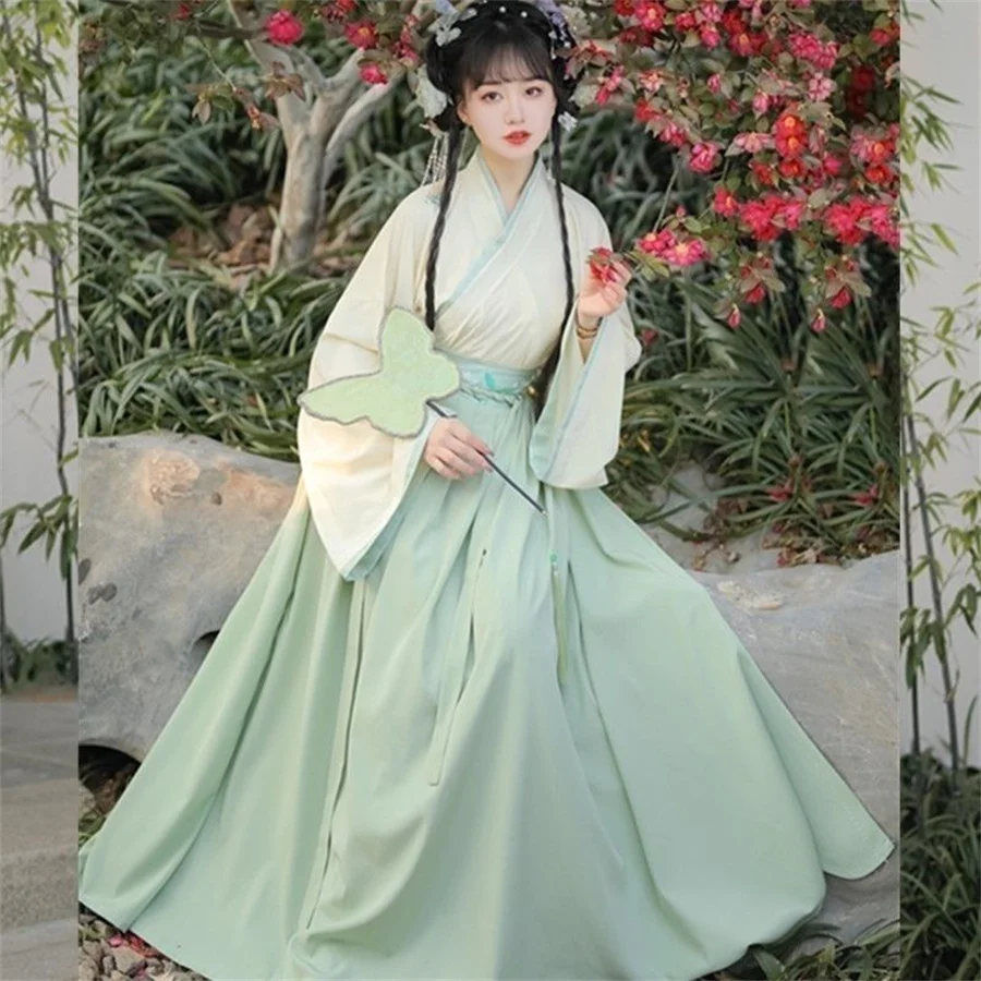 Chinese Dress Oriental Style Fairy Hanfu Costume Cosplay Ancient Traditional Elegant Tang Dynasty Princess Performance Clothes