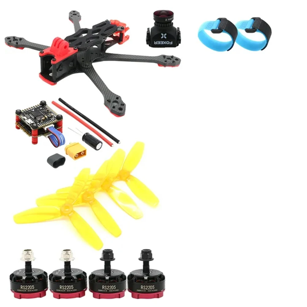 Flysky i6X Transmitter Mark4 5inch 225mm Frame F4 V3S Flight Control 45A 4in1 ESC 2205 2300KV Motor VTX5848 LITE FPV Camer