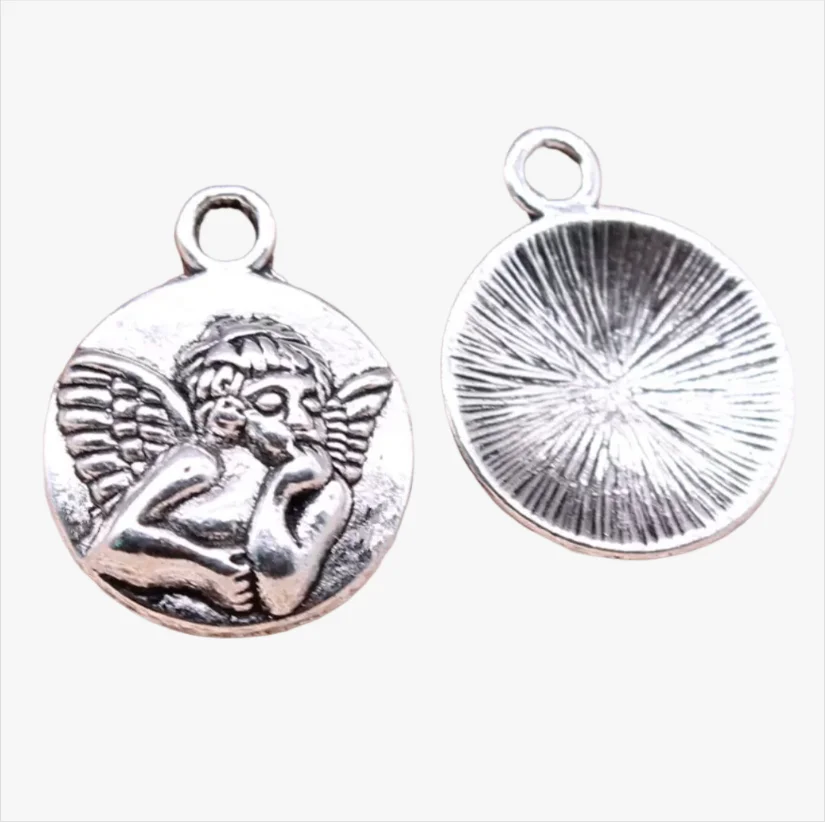 

15 шт. 20*16 мм, милые и винтажные подвески для фурнитуры ручной работы, аксессуары «сделай сам», сплав цинка, металл HW3716