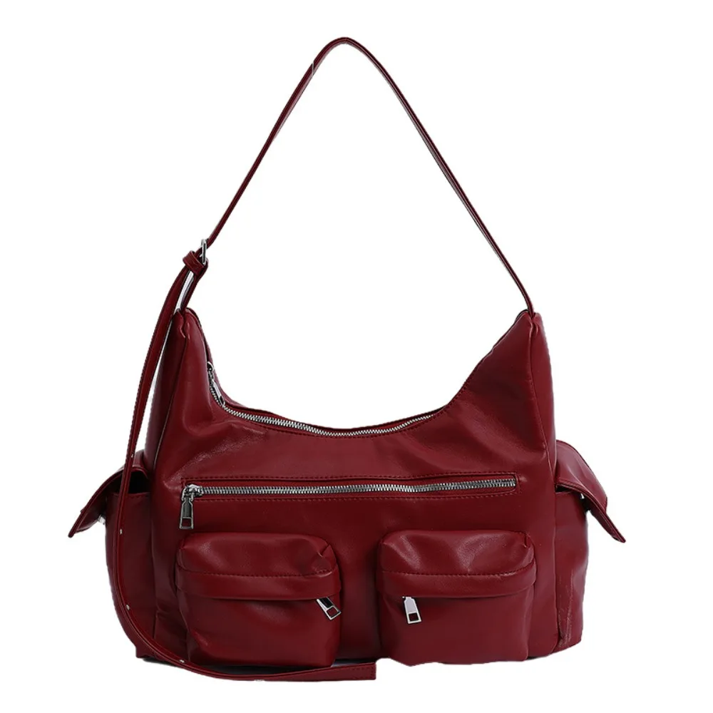 

Portable Y2K Retro Shoulder Bag Fashion Spicy Girl Vintage Underarm Bag Korean Handbag Armpit Bag Shopping