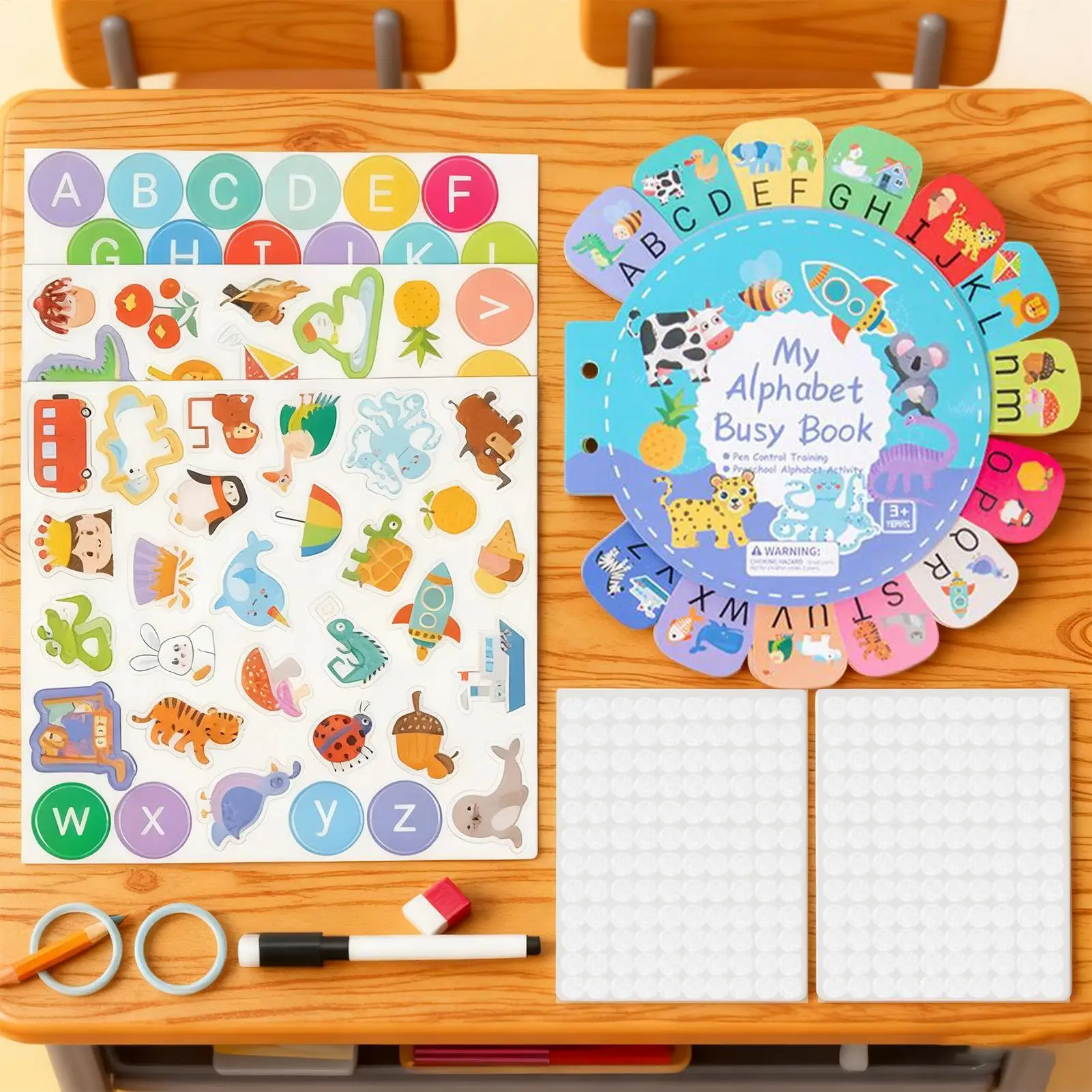 Sticker Book For Kids Educational Learning Kindergarten Activities Toddler Educational Learning Toys For New Year Birthday