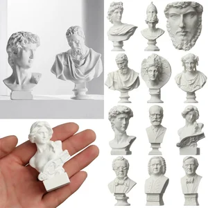 Mini David Patung Seni Resin Dekorasi Ornamen Mitologi Nordik Musik Artis Sosok Patung Seni Modern Eropa Dekorasi Patung 12 patung mr darcy penjualan terbaik - №