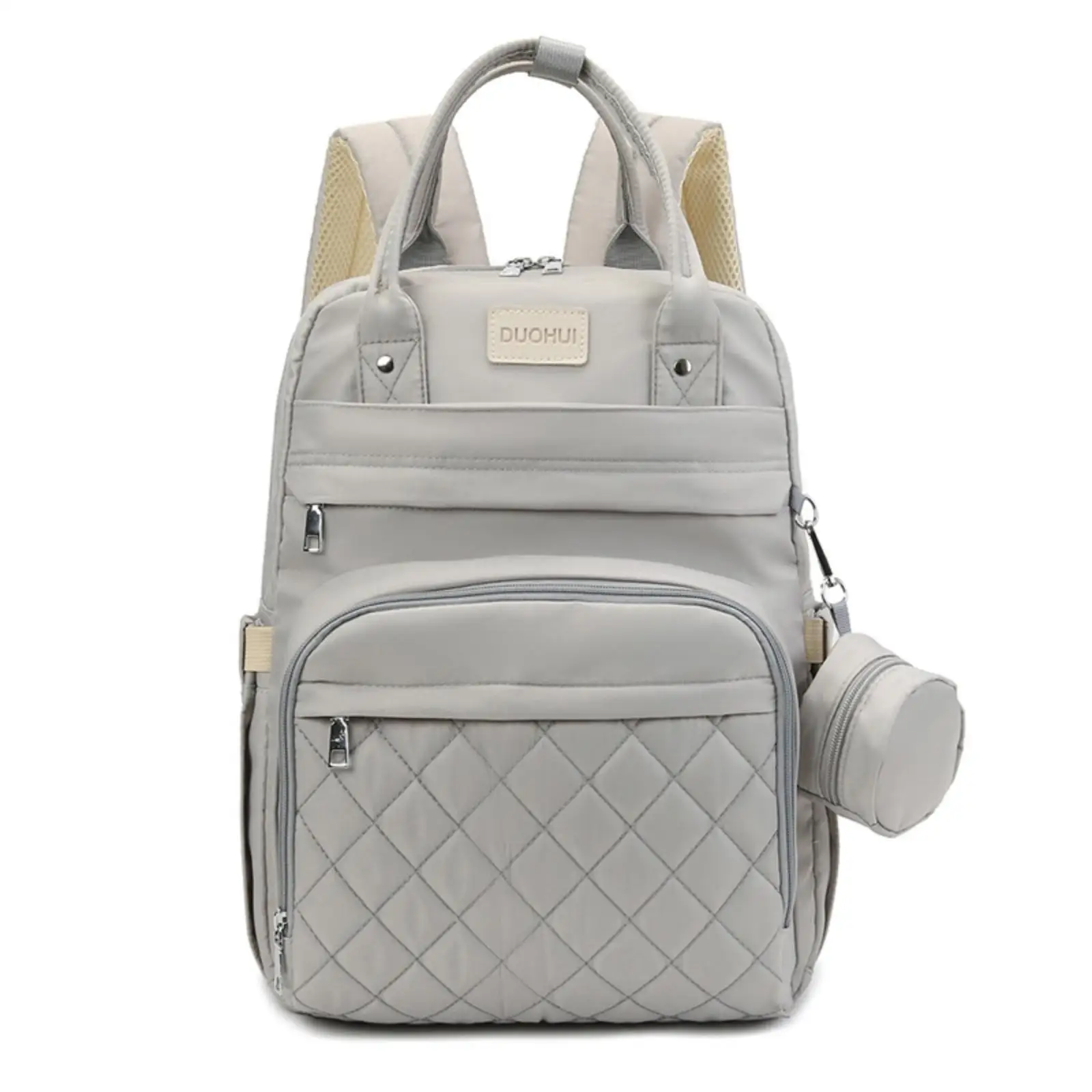 Maternal Travel Pack Large Capacity Diaper Backpack Oxford Cloth Organizer Bag for Daily Outings