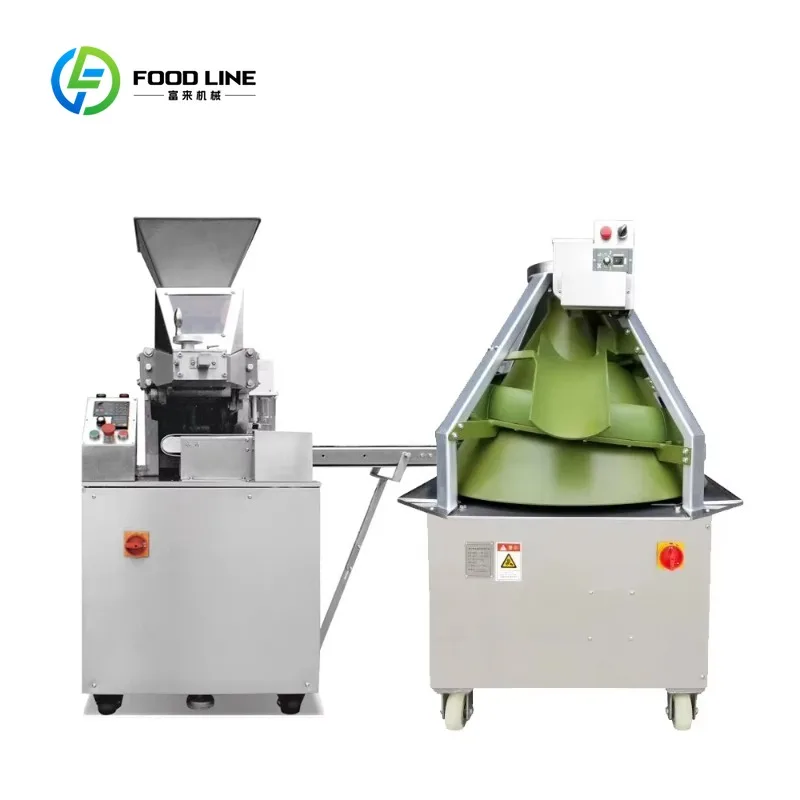 Custom Made Bakery Dough Divider Rounder Machine | Automatic Dough Portioning and Cutting Equipment for Buns and Bread