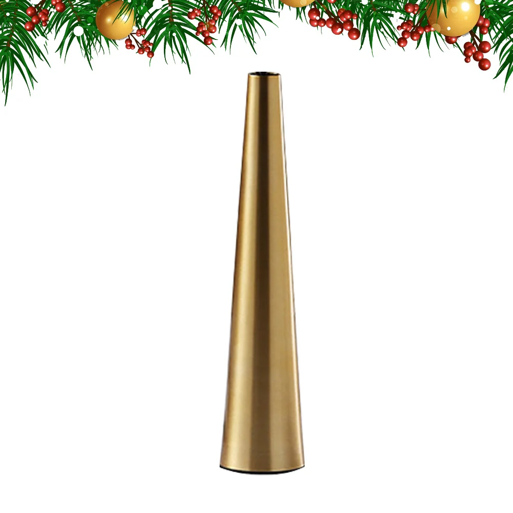 

Metal Cone Type Aluminum Vase Wedding Table Decoration Creative Desk Adornment Party Banquet Decor Aluminum Vase