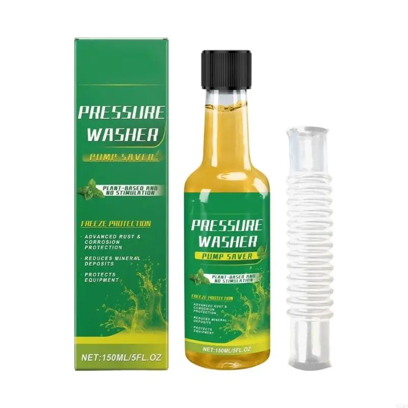 150ml 5fl oz Pressure Washer Saver Flexible Pour Hose Crankcase Oil Saver Antifreeze Agent Protects Equipment