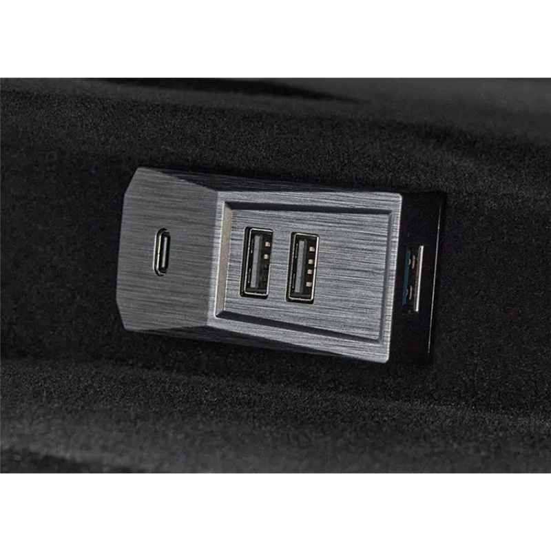 

Juniper Type-C Port Splitter Glovebox USB Hub For Tesla Model Y Launch New 2025 Model 3 Highland Docking Station Data