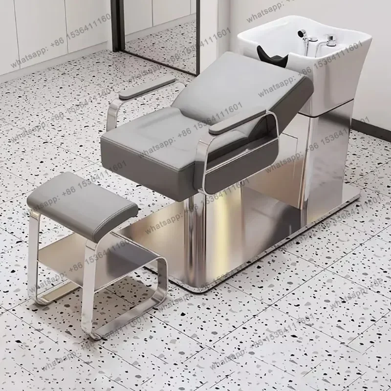 

Эргономичная комфортная кушетка для мытья головы: современная, стильная, роскошная, простая и уникальная мебель для парикмахерских.