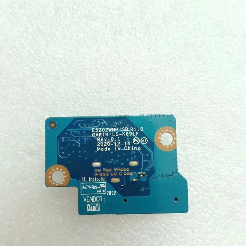 N+ New IO Daughterboard GAKTK LS‑K691P 2020 Version for Dell Laptop Internal Interface Board