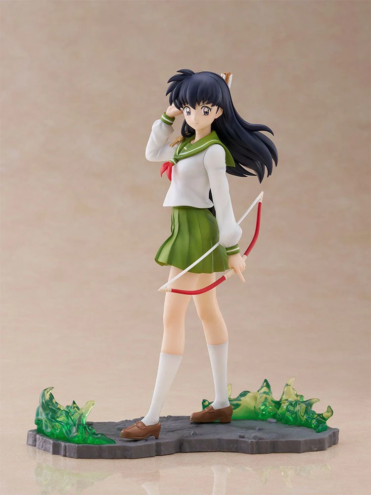 In Stock FuRyu TENITOL Higurashi Kagome Desktop Cute Doll Anime Action Figure Toy Gift Model Collection