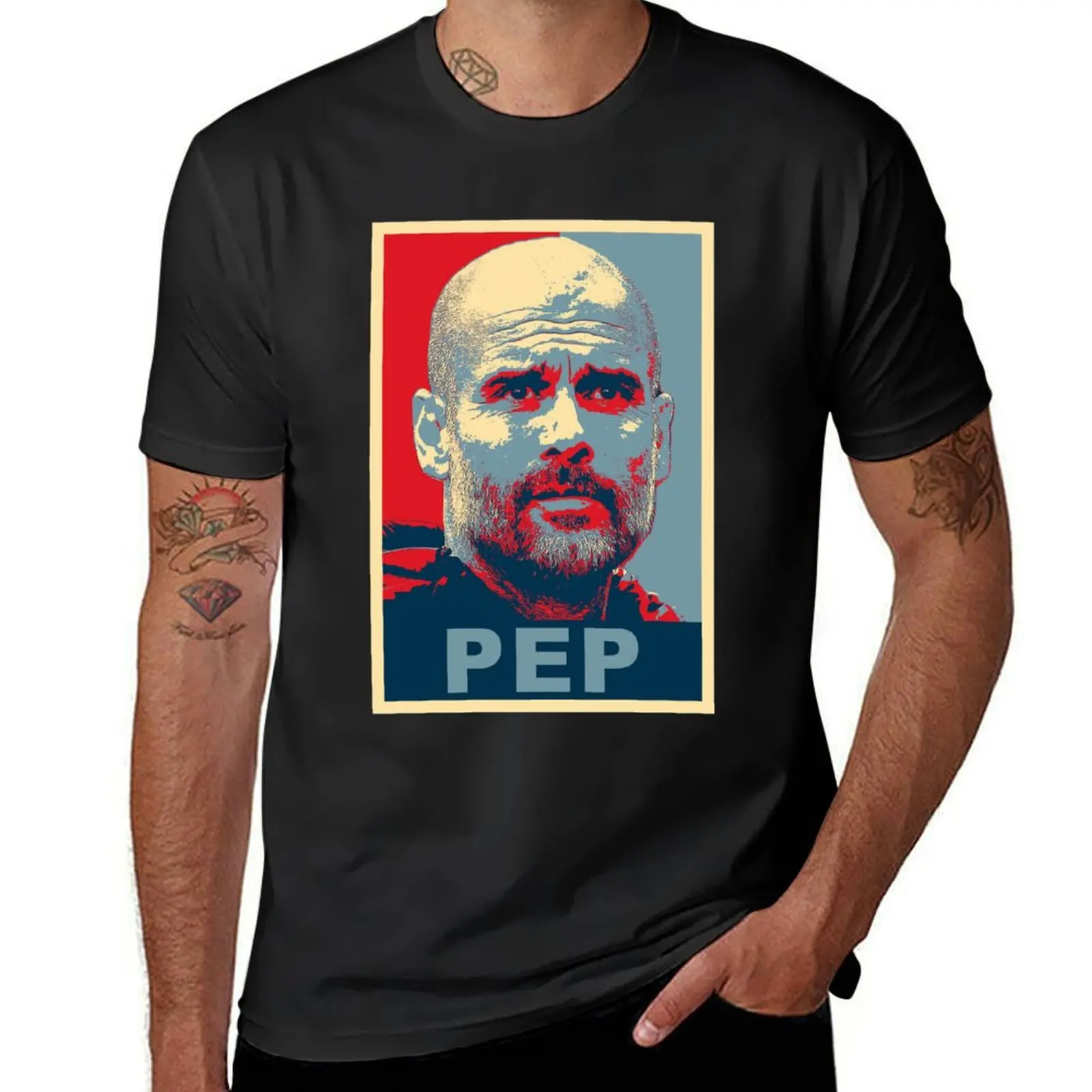 Vintage Photography Design Pep Guardiola In World Where You T-Shirt hippie clothes boys animal print anime clothes for men