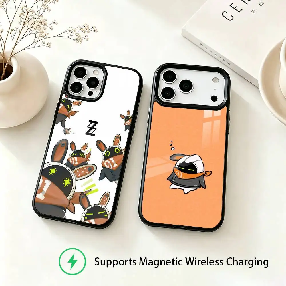 Zenless Zone zero Bangboo gift Phone Case For iPhone18,17,16,15,14,13,12,11 Plus,Pro Compatible with magnetic wireless charging