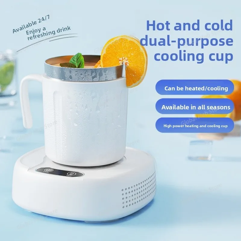 

New Summer Quick-cooling Cup Portable Ice Cooling Coaster, Dual-purpose for Both Heating and Cooling, Creative Ice Cooling Cup