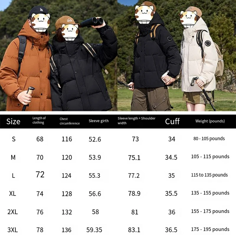 سترة شتوية بغطاء للرأس بتصميم جديد 252508 - معطف سميك ودافئ مناسب لكل من الرجال والنساء. لديه حشوة إضافية #5