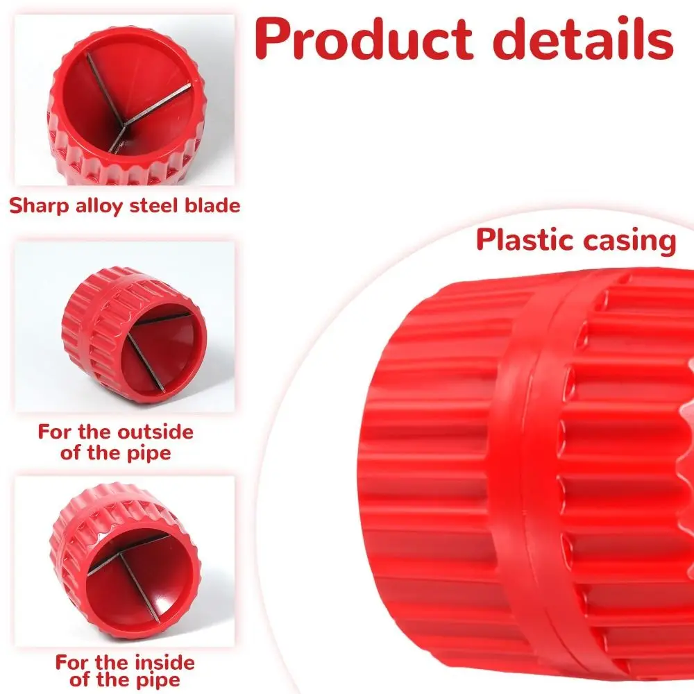 Anti-slip design Pipe Reamer Easy edge trimming Inner chamfer Deburring Tools Smooth rotation Available on both sides