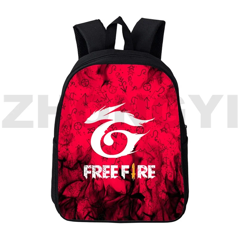 3D Free Fire Garena Backpack Women Teenagers Anime Free Fire School Bag 12/16 Inch Bookbag Children Men Laptop Travel Mochila