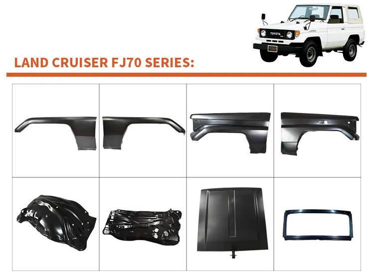 Factory Price Steel 70 Series Whole Car Body Shell for Land Cruiser Hzj70 Fj70 Lc70
