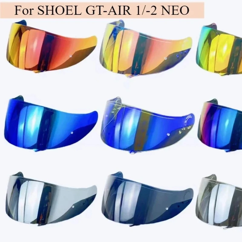 

Козырек для шлема для SHOEL GT-AIR 1/-2 NEO, очки с козырьком, серебристо-красные сменные линзы, мотоциклетное оборудование