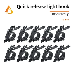 Clip de luz de escenario de aleaciÃģn de aluminio resistente, accesorios de gancho de instalaciÃģn, Clip de luz de escenario, 48-52mm/28-32mm de diÃĄmetro, 10 piezas