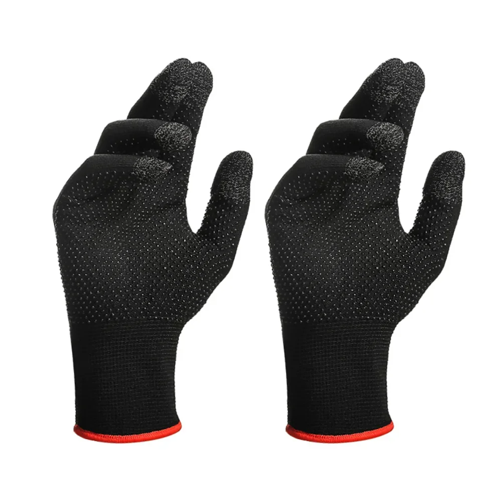 1/2 Pairs Anti Slip Touch Screen Gloves Men Women Breathable Sweat Proof Knit Thermal Cycling Gloves for Gaming Biking