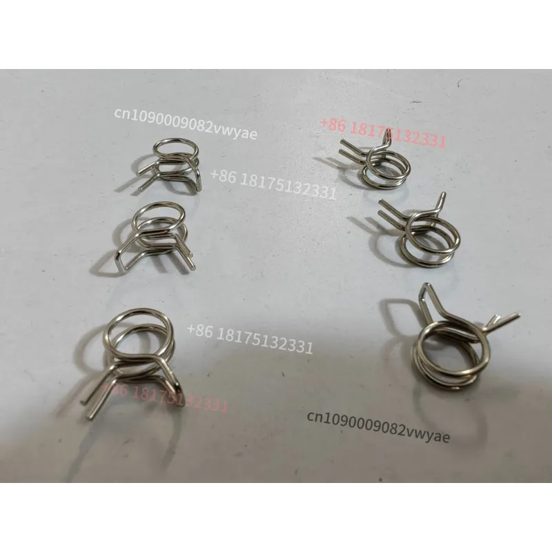 From 10 hemodialysis machine pipeline clamps and pipe clips