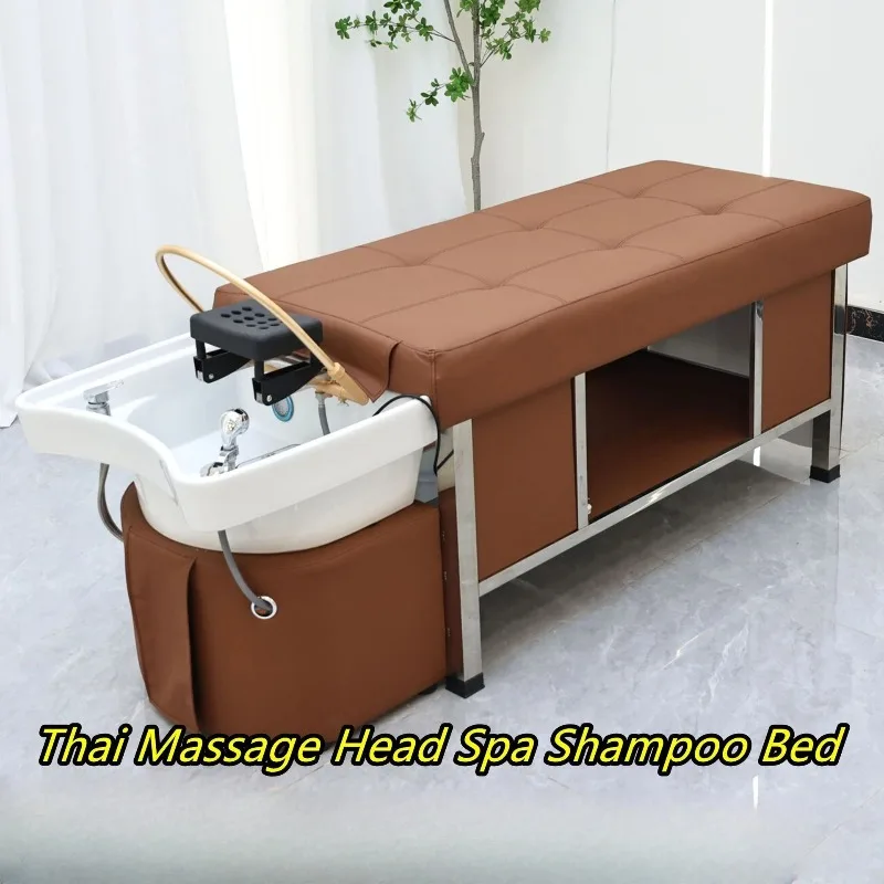 Cama de terapia capilar con circulación de agua y vapor, cama de belleza para salón de belleza, centro de bienestar, fisioterapia y masajes.