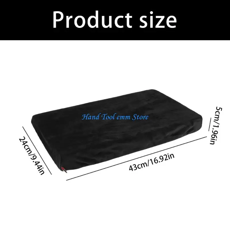 Picture 7: H37F Soft Protector DJ Controller Protective Dust Cover for DJ DDJ-FLX4 DJ Equipment Washable Fabric Elastic Closure