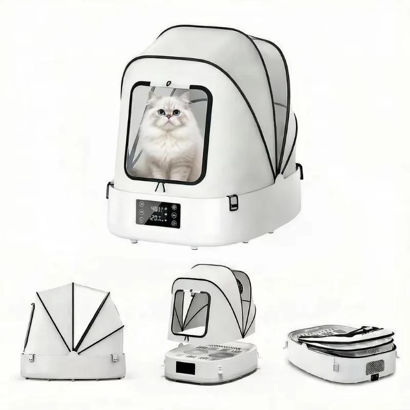 

OEM Multi-Function Automatic Pet Dryer Box Ozone Sterilization Foldable Smart Cat Grooming Dog Fast Drying Pet Hair Dryer
